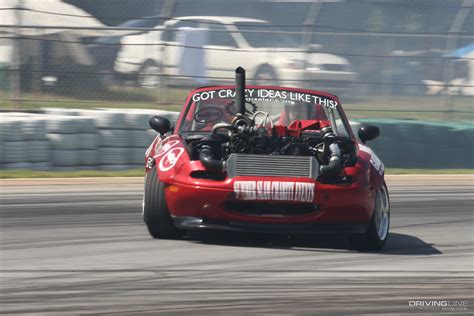 ZOOM-ZOOM, Here It Cummins! The Diesel Drift Mazda Miata | DrivingLine