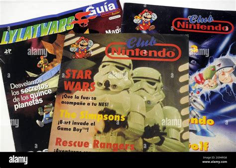 Nintendo official magazine hi-res stock photography and images - Alamy