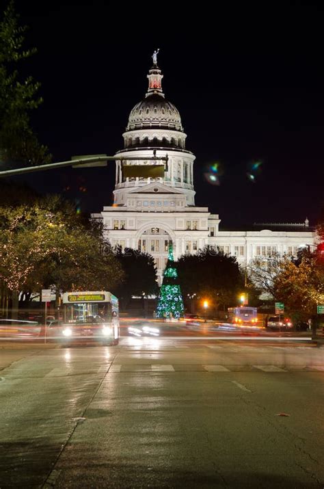 Texas State Capitol Building at Night Editorial Stock Photo - Image of building, dome: 36233208