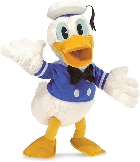 Folkmanis Disney Donald Duck Character Hand Puppet, White, Blue, Gold ...