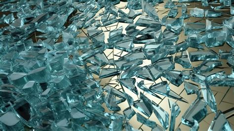 Texture Of Shattered Glass In 3d Render Background, Abstract Wallpaper ...