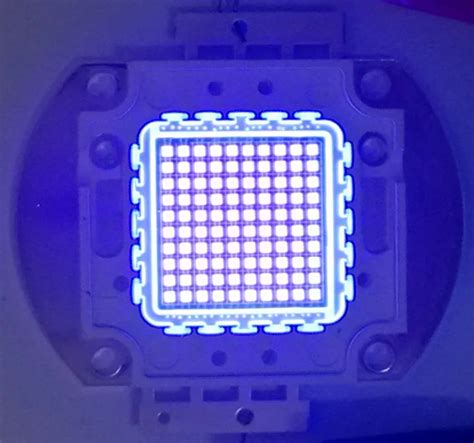 High Power 100W LED Chip 100LM~120LM 390 400nm UV LED Bulb Lamp Light Chips 45*45mil Free ...