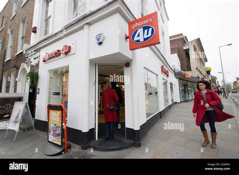 Phones 4u phones 4 u mobile phone shop store Stock Photo - Alamy