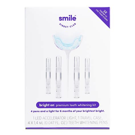 SmileDirectClub + Bright On Premium Teeth Whitening Kit