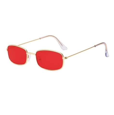 Vintage Fashion Rectangle Frames Alloy Sunglasses | RebelsMarket