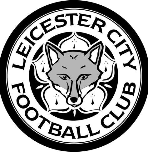 Leicester City FC Logo Black and White – Brands Logos