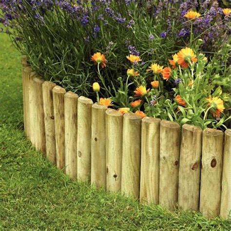 10 Garden Edging Ideas with Wood for an Earthy Garden - Garden Lovers Club