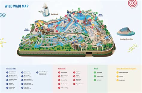 Wild Wadi Water Park Map and Brochure (2023 - 2024) | ThemeParkBrochures.net