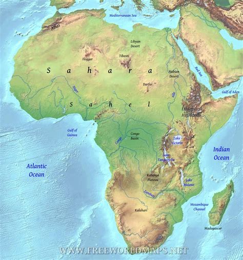 geography of africa | Africa map, World map africa, World geography