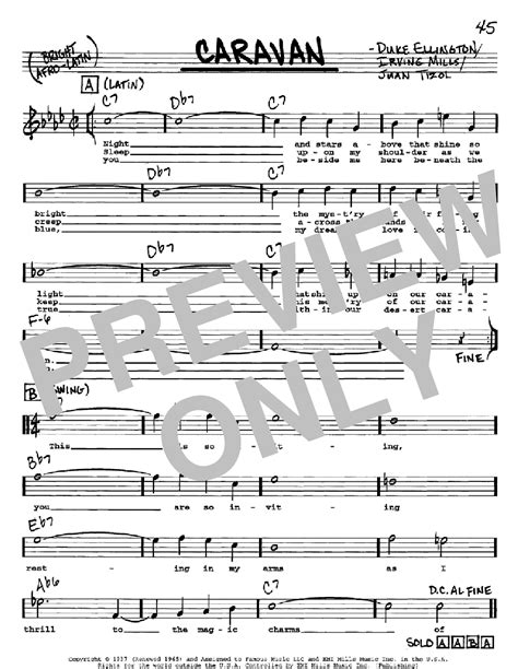 Caravan | Sheet Music Direct