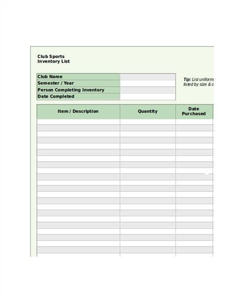 Excel Inventory Templates - 9+ Free Excel Documents Download | Free ...