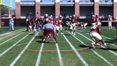 FSU running backs - agility drill - YouTube