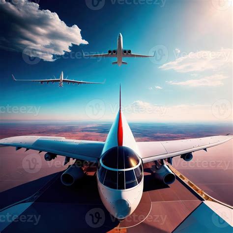 modern concept plane in the future, generative art by A.I. 21771858 ...