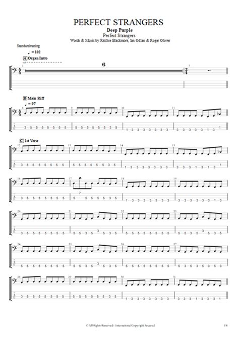 Perfect Strangers Tab by Deep Purple (Guitar Pro) - Full Score | mySongBook