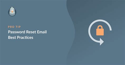 7 Password Reset Email Best Practices [With Example]