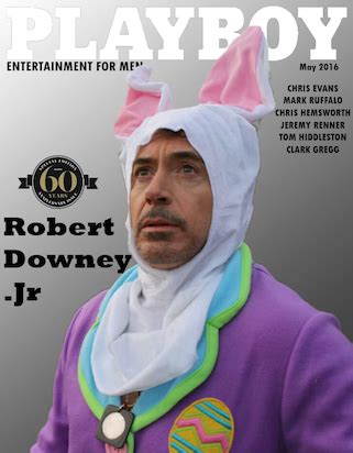 Robert Downey Jr In a Rabbit Suit Launches Meme Civil War (Photos)