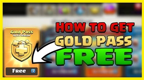 How To Get Free Gold Pass - Clash Of Clans - YouTube