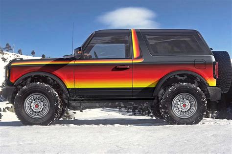 Retro Bronco Graphics & Slant Back Top Renderings | Bronco6G - 2021+ Ford Bronco & Bronco Raptor ...