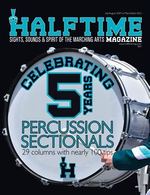 Halftime Magazine | Halftime Magazine - Percussion Secti… | MagCloud