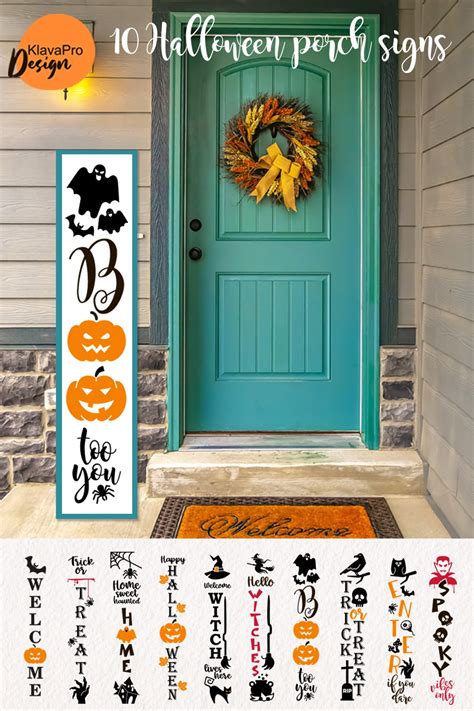 Halloween Porch Signs Bundle