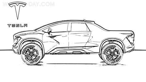 Раскраски Тесла | Раскраски для мальчиков