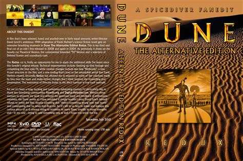 Dune (1984) Extended Alternative Edition 2 DVD Set – Elvis DVD ...