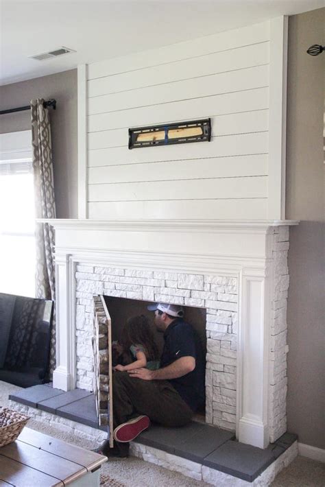 DIY Faux Fireplace Updated - Bless'er House