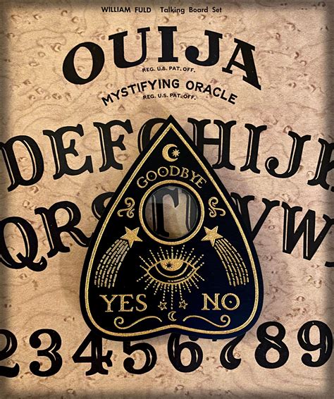 Ouija Planchette YES NO Goodbye Wooden Occult - Etsy | Ouija, Ouija ...