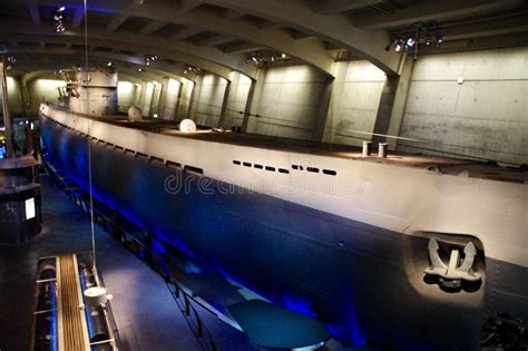 German U-Boat 505 at the Museum of Science and Industry. Chicago, IL ...