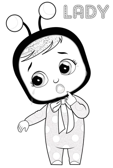 Cry Babies Lady coloring page - Download, Print or Color Online for Free