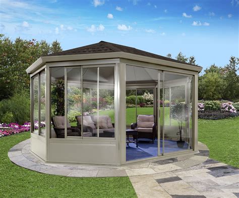 All Aluminum Luxury Gazebo. All glass windows and doors. | Aluminum gazebo, Gazebo, Gazebo pictures