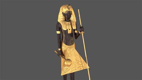 Egyptian Ka Statue low poly - 3D model by doppelgangerer [e046bd9] - Sketchfab