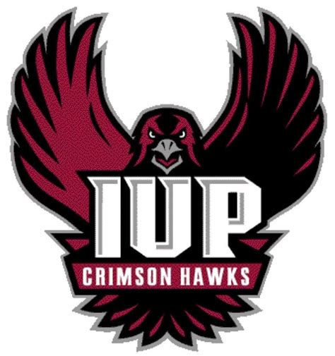 Indiana U of PA Crimson Hawks College Vinyl Decal Sticker Car Window Wall | Indiana university ...