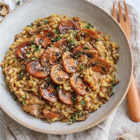 Risotto with porcini mushrooms by Elisa @happyskinkitchen Yummy! 😋# ...