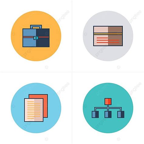 Businessflat Icons 4 Color Design Vector Business Growth Vector, Vector, Business, Growth PNG ...