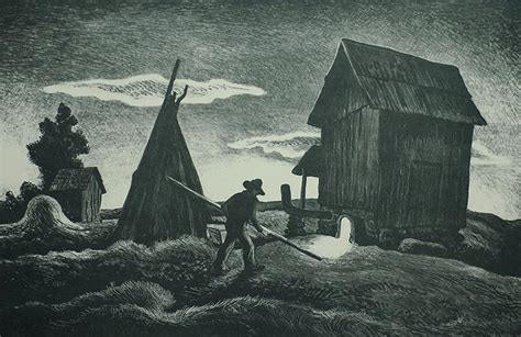 Night Firing - THOMAS HART BENTON | william p. carl - fine prints