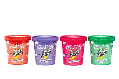 Wholly Cow Ice Cream - Four Pack Pint - Mix and Match