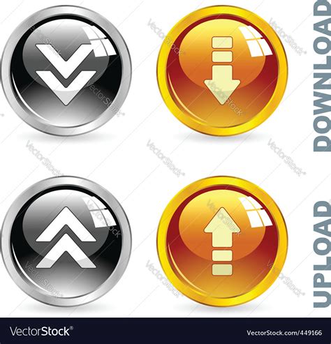 Download buttons Royalty Free Vector Image - VectorStock