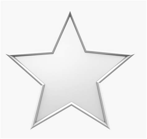 Silver Christmas Star Png Image - Vector White Star Png, Transparent ...