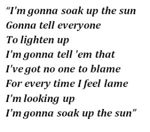 Meaning of “Soak Up The Sun” by Sheryl Crow - Song Meanings and Facts