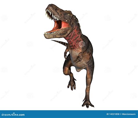 Dino Dinosaur Rex Running To Attaking Royalty Free Stock Photos - Image ...