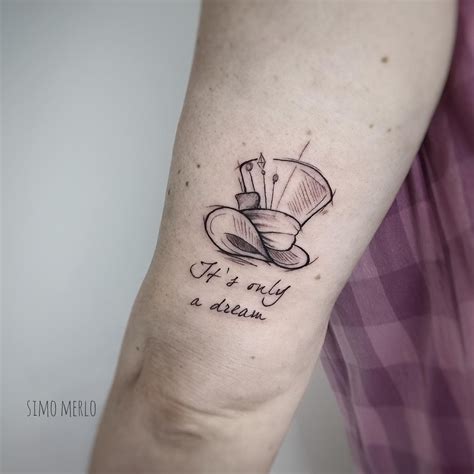 Small Mad Hatter Tattoo -la_simo_merlo Elegant Tattoos, Pretty Tattoos, Cute Tattoos, New ...