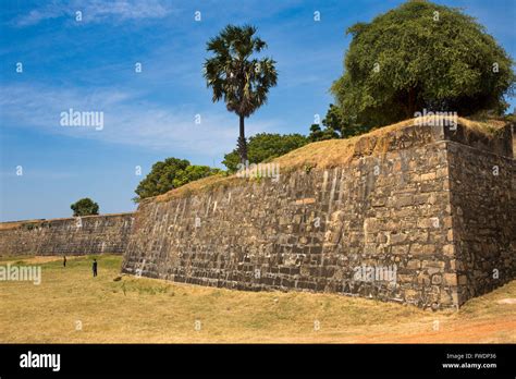 Sri Lanka, Trincomalee, Fort Frederick, walls Stock Photo - Alamy