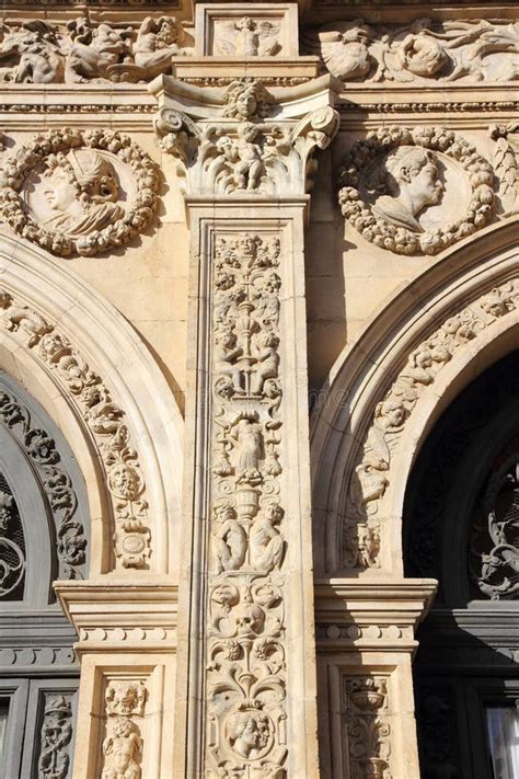 Seville City Hall stock photo. Image of monument, architecture - 67703346