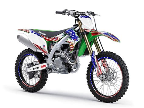 Kawasaki KX 125 Dirt Bike Graphics Kit - MERICA | SENGE GRAPHICS INC