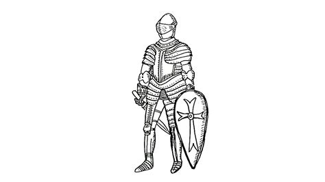 How To Draw A Knight In Shining Armor - Rowwhole3