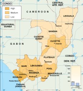 Congo economic map | Order and download Congo economic map