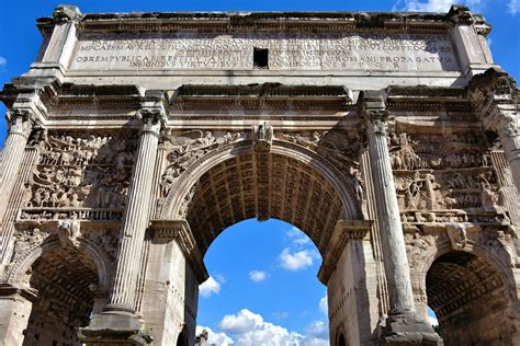 Arch of Septimius Severus at Roman Forum in Rome, Italy - Encircle Photos