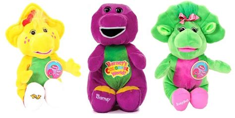 NEW BARNEY AND FRIENDS PLUSH BARNEY BABY BOP BJ SOFT Plush TOYS 3PCS-in ...