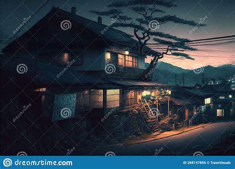 Anime Tokyo City at Night, Generative AI Stock Illustration - Illustration of cozy, household ...